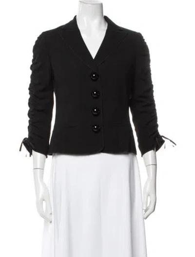 Pre-owned Moschino Vintage 2000's Blazer In Blac