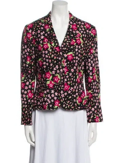 Pre-owned Moschino Vintage 2000's Blazer In Black
