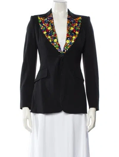 Pre-owned Moschino Vintage 2000's Blazer In Black