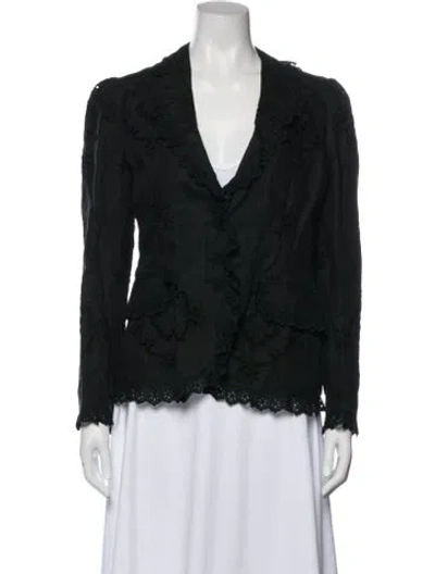 Pre-owned Moschino Vintage 2000's Blazer In Black