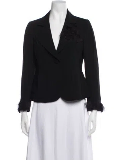 Pre-owned Moschino Vintage 2000's Blazer In Black