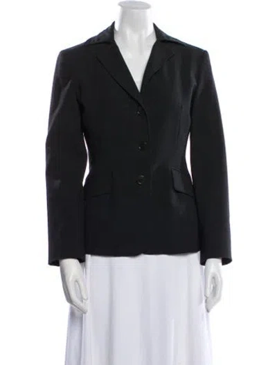 Pre-owned Moschino Vintage 2000's Blazer In Gray