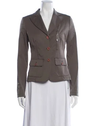 Pre-owned Moschino Vintage 2000's Blazer In Neutral