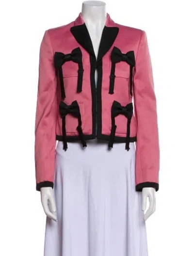 Pre-owned Moschino Vintage 2000's Blazer In Pink
