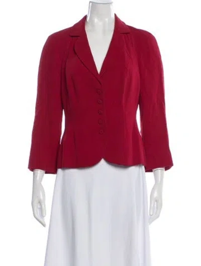 Pre-owned Moschino Vintage 2000's Blazer In Red