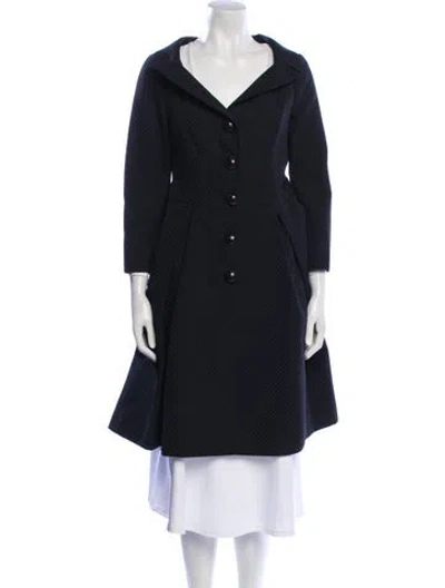 Pre-owned Moschino Vintage 2000's Coat In Black