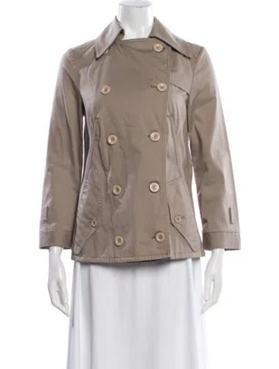 Pre-owned Moschino Vintage 2000's Denim Jacket In Neutral
