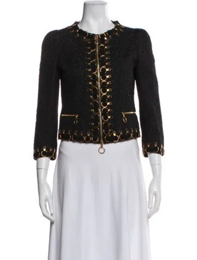 Pre-owned Moschino Vintage 2000's Evening Jacket In Multi