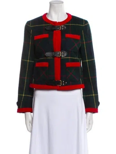 Pre-owned Moschino Vintage 2000's Jacket In Multi