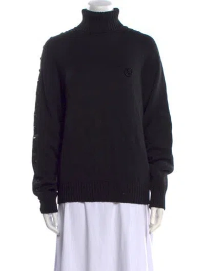 Pre-owned Moschino Vintage 2000's Sweater In Black