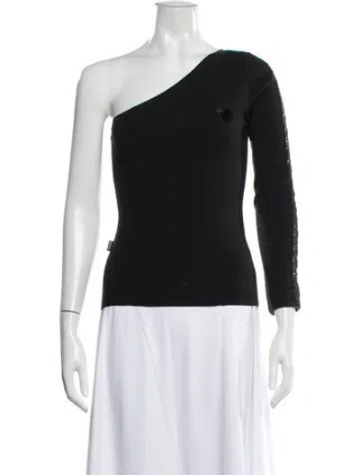 Pre-owned Moschino Vintage 2000's Sweater In Black