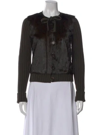 Pre-owned Moschino Vintage 2000's Sweater In Brown
