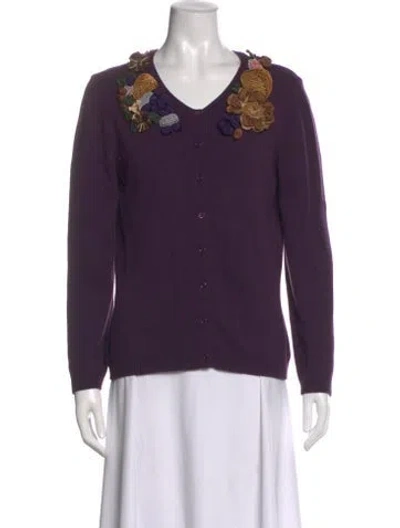 Pre-owned Moschino Vintage 2000's Sweater In Purple