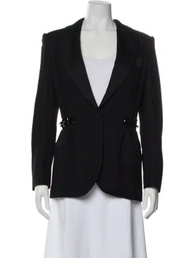 Pre-owned Moschino Vintage 2010's Blazer In Black