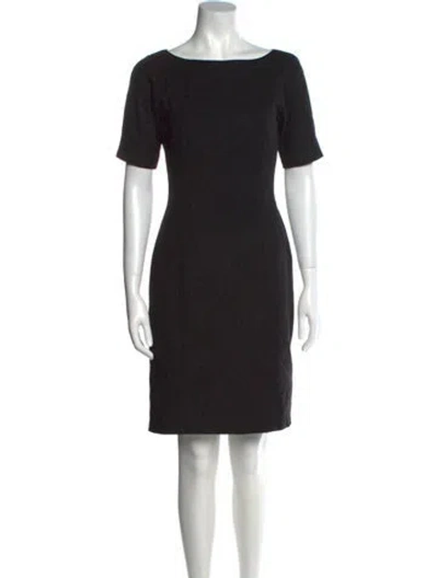 Pre-owned Moschino Vintage Knee-length Dress In Black