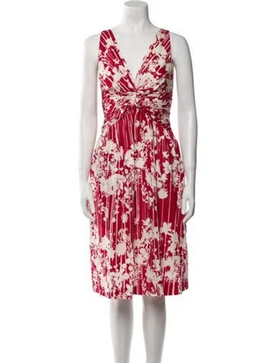 Pre-owned Moschino Vintage Knee-length Dress In Red