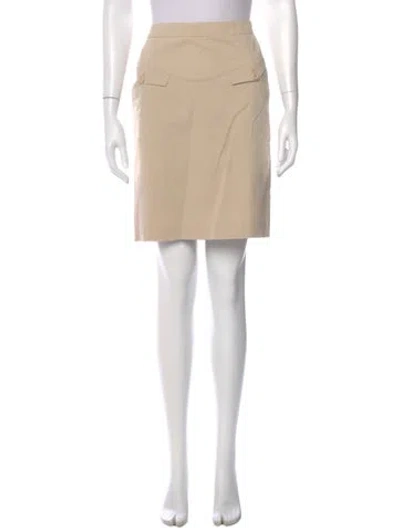 Pre-owned Moschino Vintage Knee-length Skirt In Neutral
