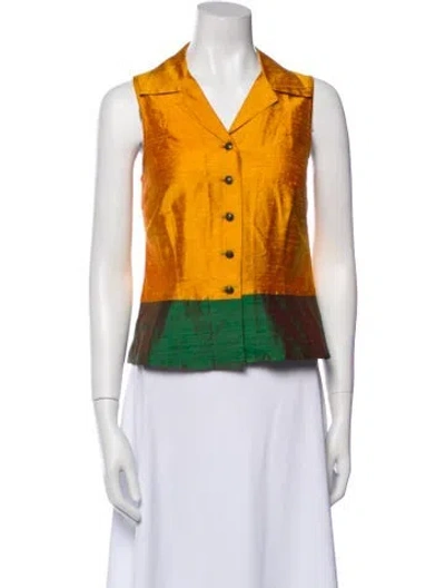 Pre-owned Moschino Vintage Late 1980's - Early 1990's Crop Top In Multi