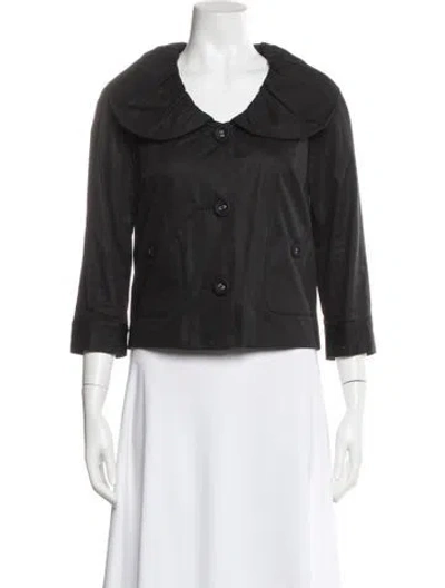 Pre-owned Moschino Vintage Late 1990's - Early 2000's Evening Jacket In Black