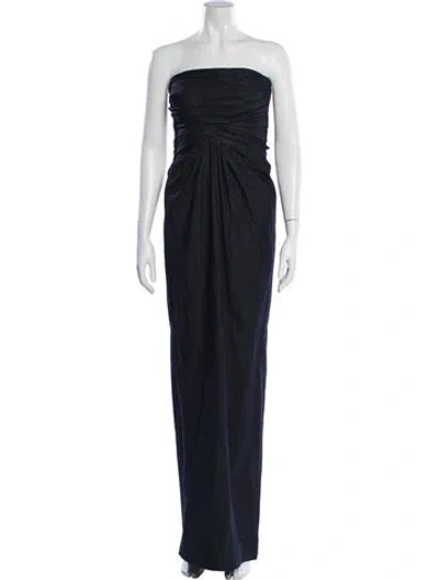 Pre-owned Moschino Vintage Long Dress In Blue