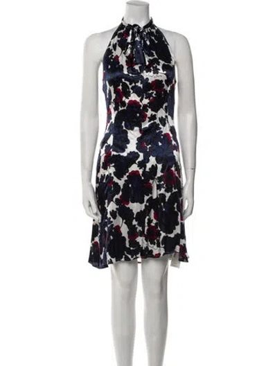 Pre-owned Moschino Vintage Mini Dress In Multi