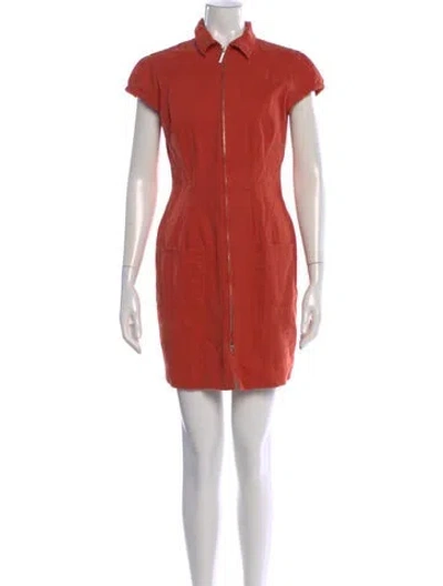 Pre-owned Moschino Vintage Mini Dress In Orange