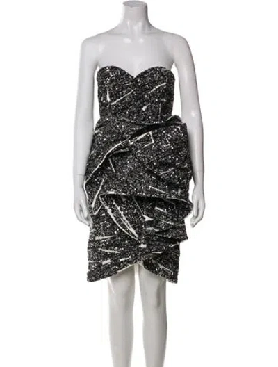 Pre-owned Moschino Vintage Mini Dress W/ Tags In Gray