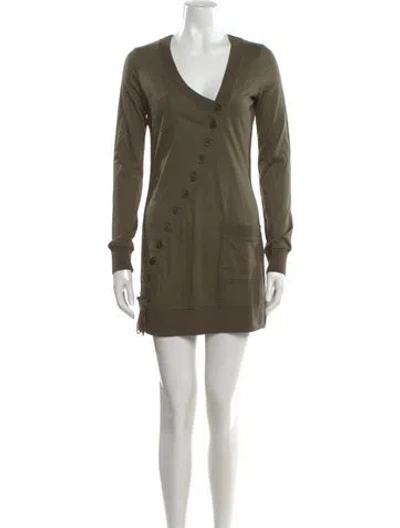 Pre-owned Moschino Vintage Mini Dress W/ Tags In Green