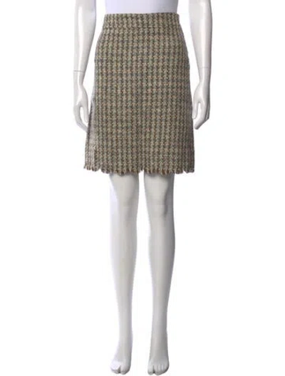 Pre-owned Moschino Vintage Mini Skirt In Neutral
