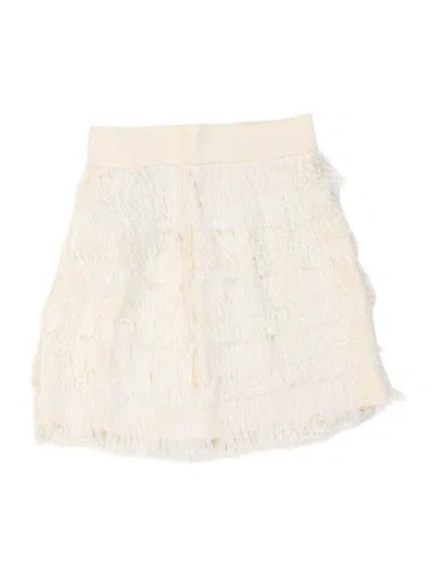 Pre-owned Moschino Vintage Mini Skirt In Neutrals