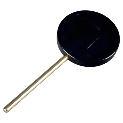 Pre-owned Moschino Vintage  Black Licorice Lollipop Candy Novelty Brooch