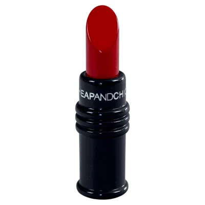 Pre-owned Moschino Vintage  Cheap And Chic Red Lipstick Novelty Brooch