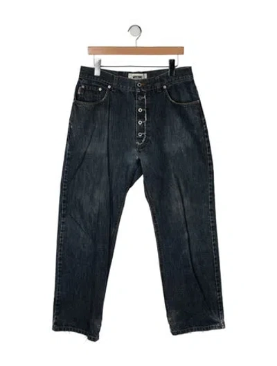 Pre-owned Moschino Vintage Relaxed Fit Jeans In Blue