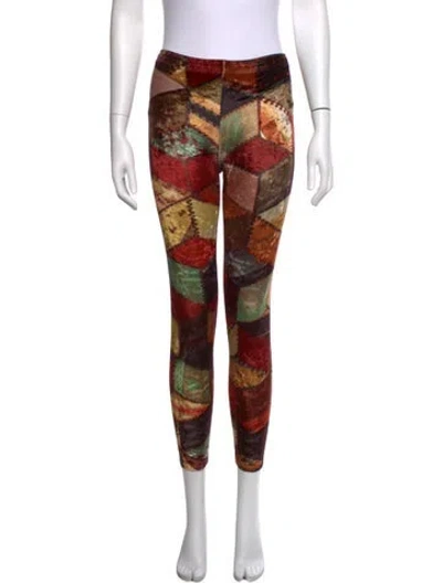 Pre-owned Moschino Vintage Skinny Leg Pants In Orange