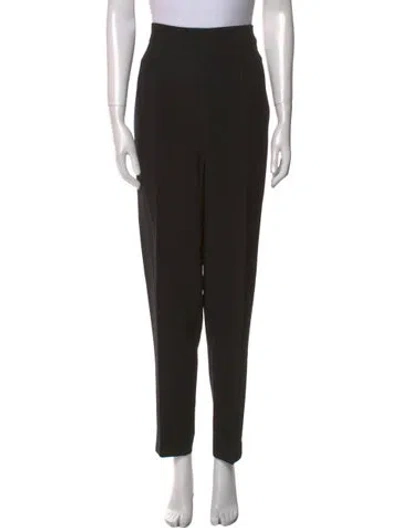 Pre-owned Moschino Vintage Straight Leg Pants In Black