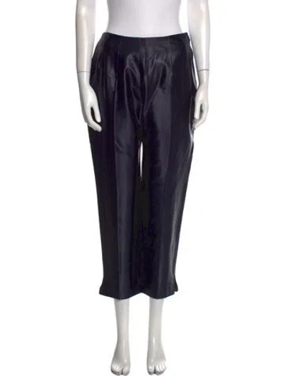 Pre-owned Moschino Vintage Straight Leg Pants In Blue