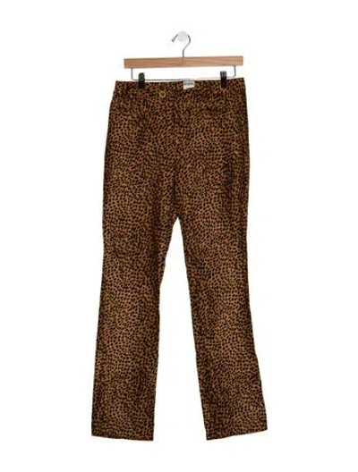 Pre-owned Moschino Vintage Straight Leg Pants In Multicolor