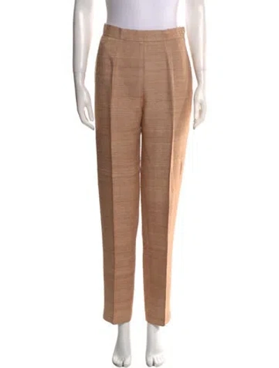 Pre-owned Moschino Vintage Straight Leg Pants In Neutral