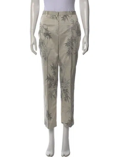 Pre-owned Moschino Vintage Straight Leg Pants In Neutral