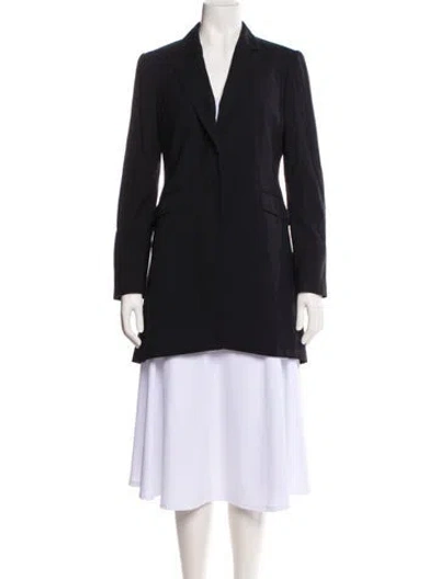 Pre-owned Moschino Virgin Wool Blazer In Black