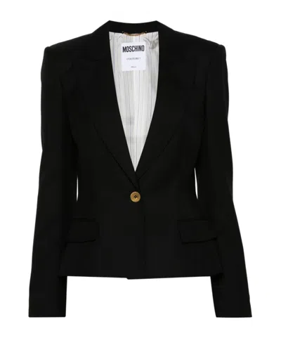 MOSCHINO MOSCHINO FRONT BUTTONED BLAZER