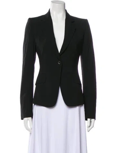 Pre-owned Moschino Virgin Wool Blazer In Green