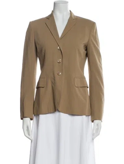 Pre-owned Moschino Virgin Wool Blazer In Neutral