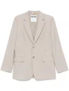 Moschino Virgin-wool Blazer In Neutral