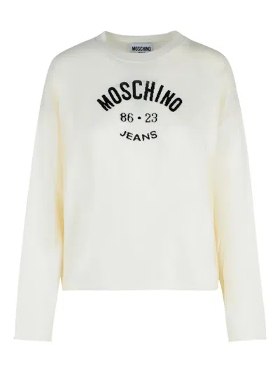 MOSCHINO VIRGIN-WOOL CREW-NECK SWEATER