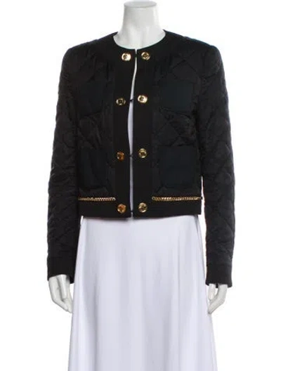 Pre-owned Moschino Virgin Wool Evening Jacket In Black