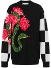 Moschino Virgin Wool Jumper In 黑色
