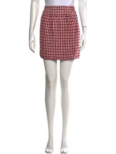 Pre-owned Moschino Virgin Wool Mini Skirt In Neutrals