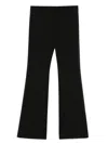 Moschino Virgin Wool Trousers In Black