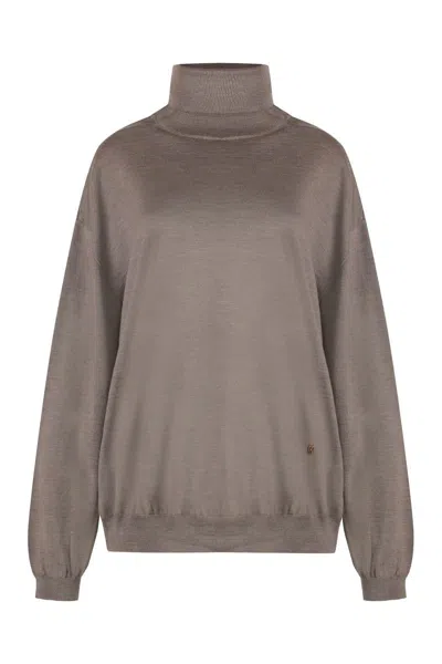 MOSCHINO MOSCHINO VIRGIN WOOL TURTLENECK SWEATER